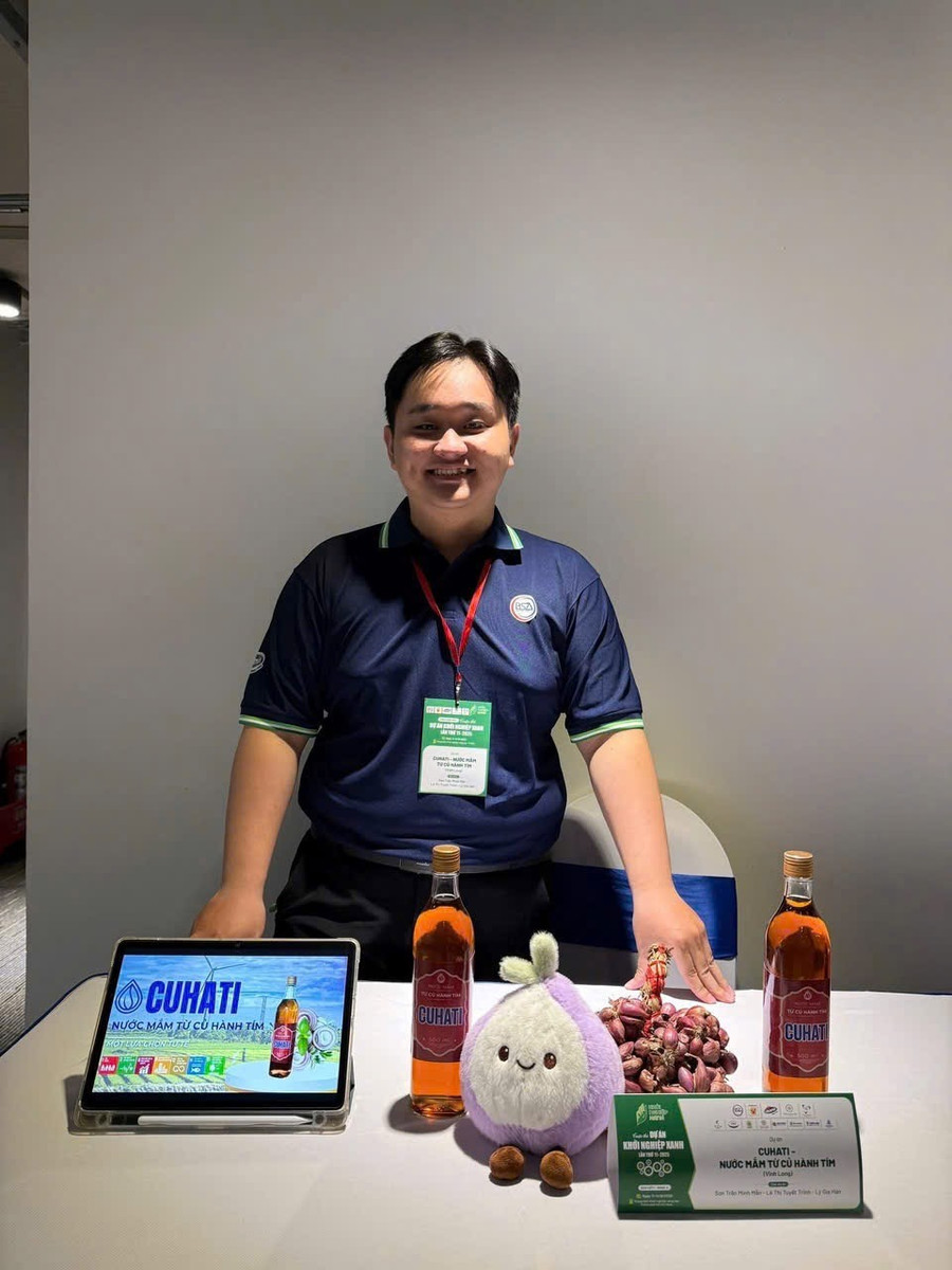 Hành trình biến củ hành tím thành nước mắm chay của sinh viên miền Tây- Ảnh 3.