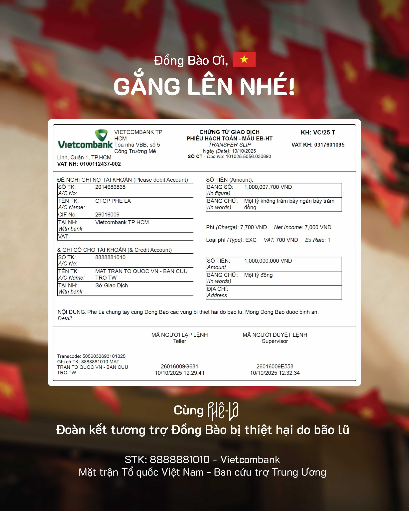 Thông báo mới của Phê La nhận bão tương tác- Ảnh 3. Thông báo mới của Phê La nhận bão tương tác- Ảnh 3.