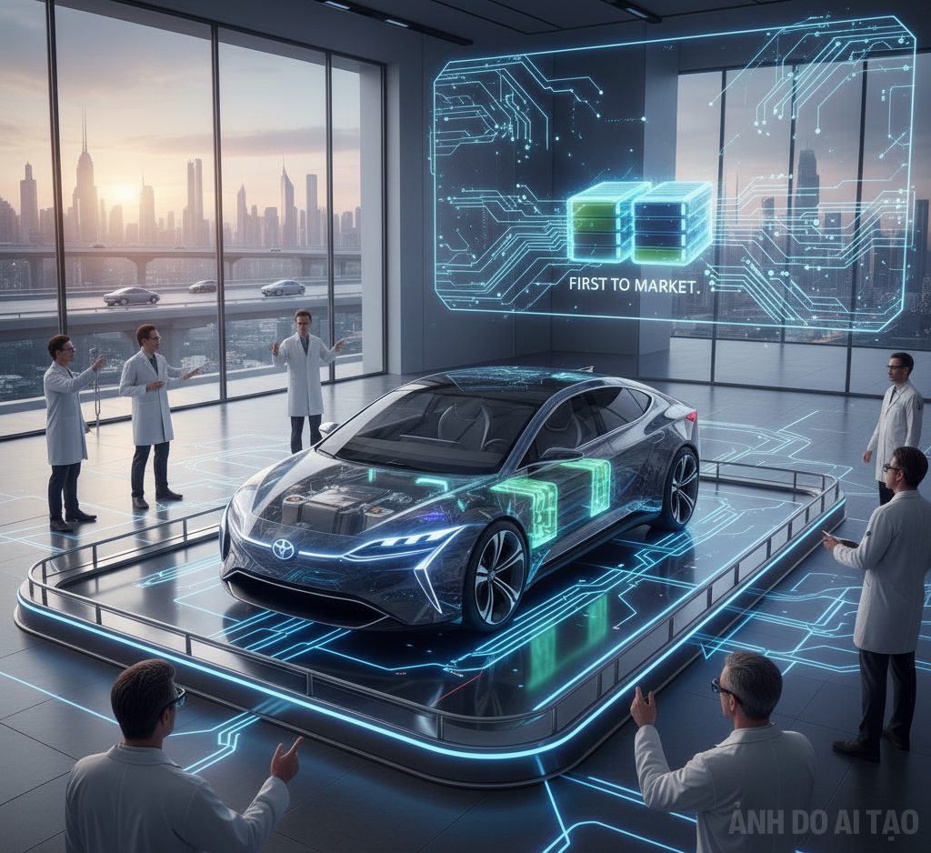 Cuộc chơi giữa xe điện và xe xăng dầu có thể đổi chiều khi Toyota làm được điều này: Trở thành hãng đầu tiên bán lẻ xe dùng pin thể rắn, hết lo cháy nổ- Ảnh 1. Cuộc chơi giữa xe điện và xe xăng dầu có thể đổi chiều khi Toyota làm được điều này: Trở thành hãng đầu tiên bán lẻ xe dùng pin thể rắn, hết lo cháy nổ- Ảnh 1.