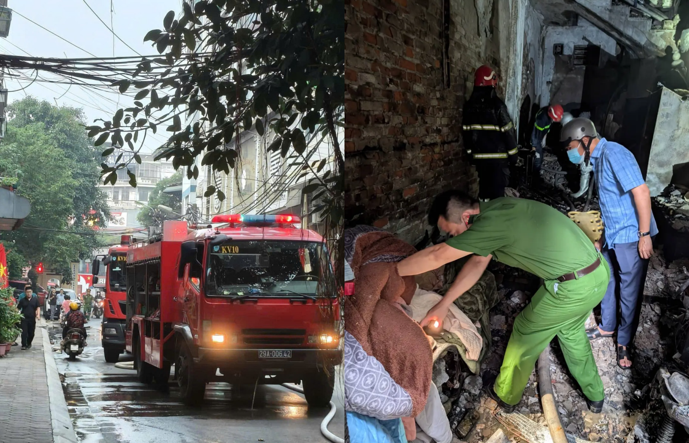 Vụ cháy 5 người tử vong ở Hà Nội: Hàng xóm nghe tiếng kêu cứu mà không làm được gì