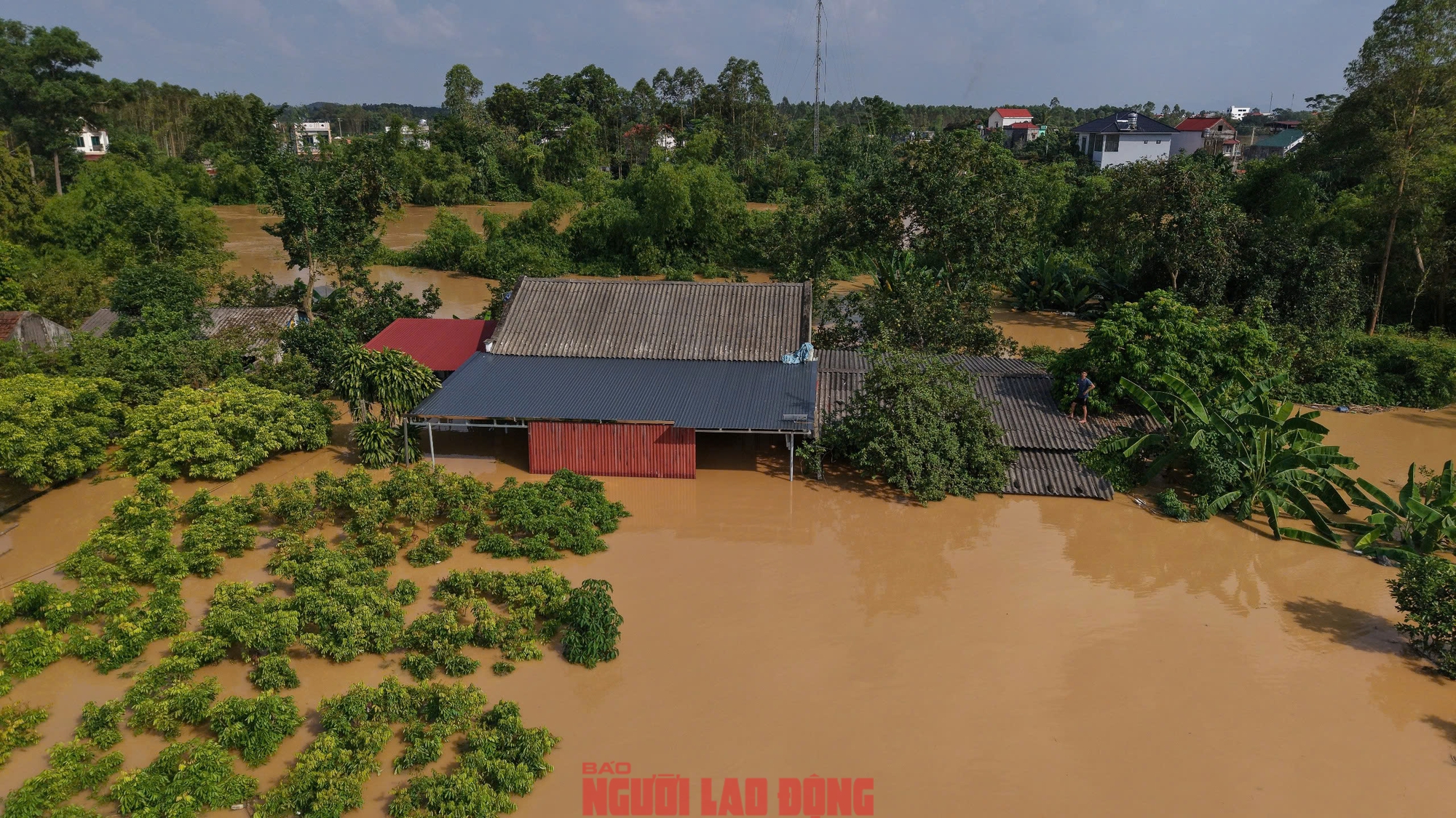 VIDEO: Những hình ảnh mới nhất ở nơi nước ngập sâu 2 m, dân sinh hoạt trên mái nhà- Ảnh 9.