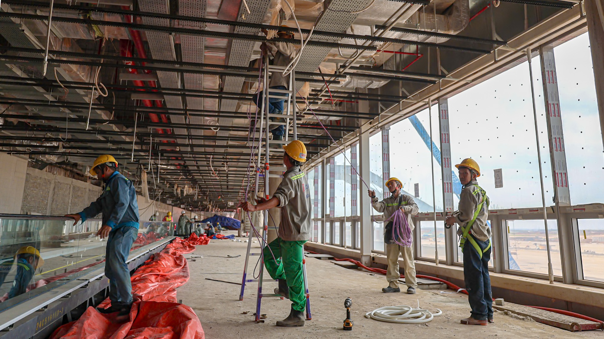 Cận cảnh sân bay Long Thành sắp đón chuyến bay đầu tiên- Ảnh 11. Cận cảnh sân bay Long Thành sắp đón chuyến bay đầu tiên- Ảnh 11.