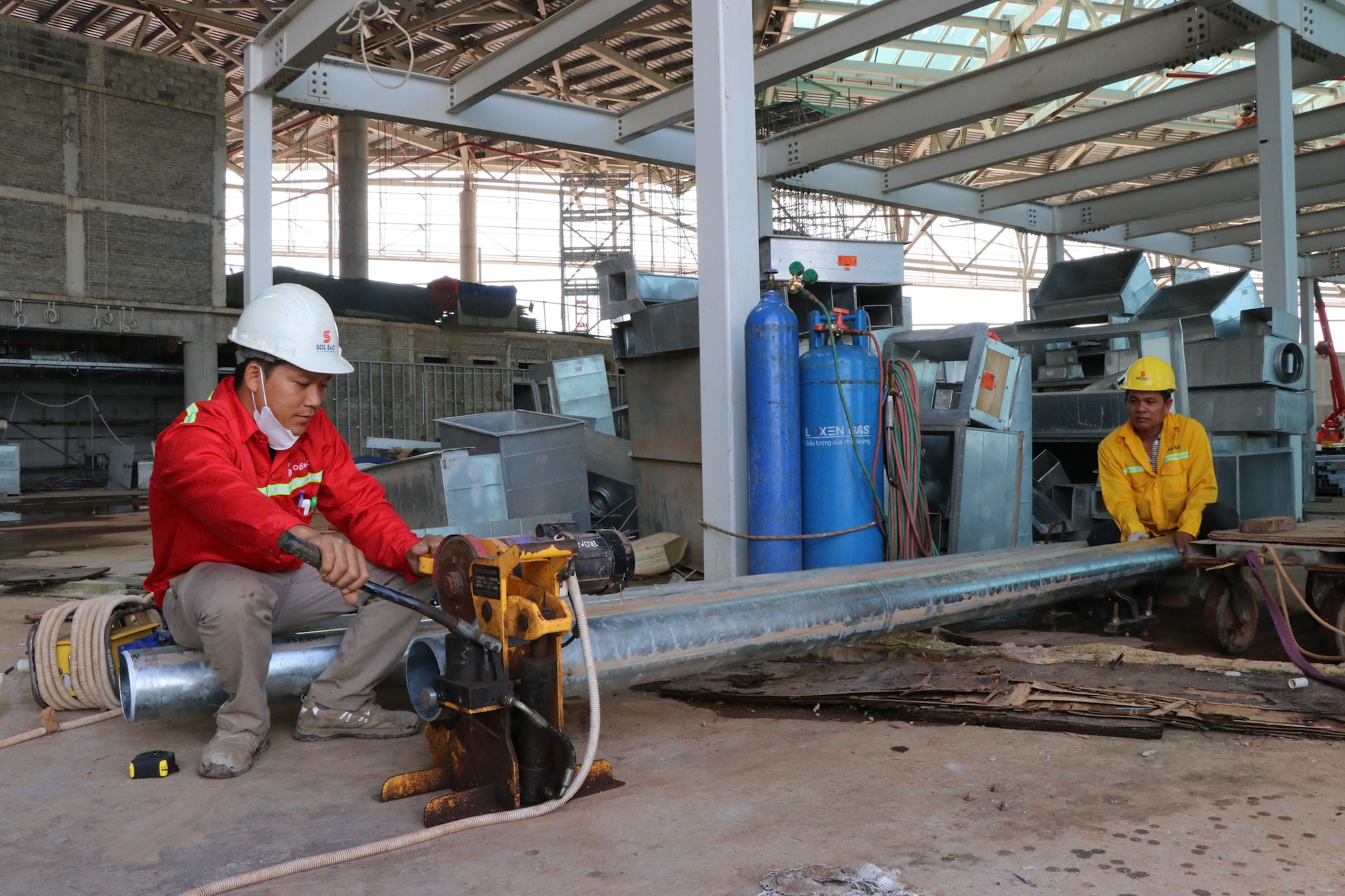 Cận cảnh sân bay Long Thành sắp đón chuyến bay đầu tiên- Ảnh 6. Cận cảnh sân bay Long Thành sắp đón chuyến bay đầu tiên- Ảnh 6.