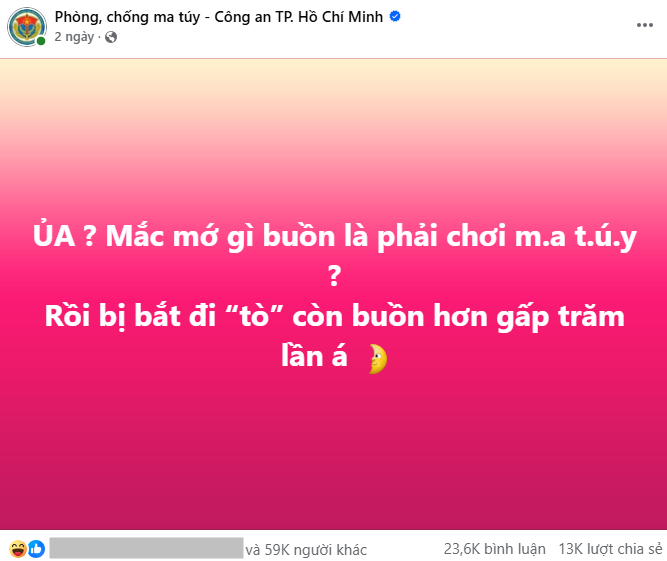 Admin fanpage “Phòng, chống ma tuý” var thẳng mặt dàn sao Việt- Ảnh 1. Admin fanpage “Phòng, chống ma tuý” var thẳng mặt dàn sao Việt- Ảnh 1.