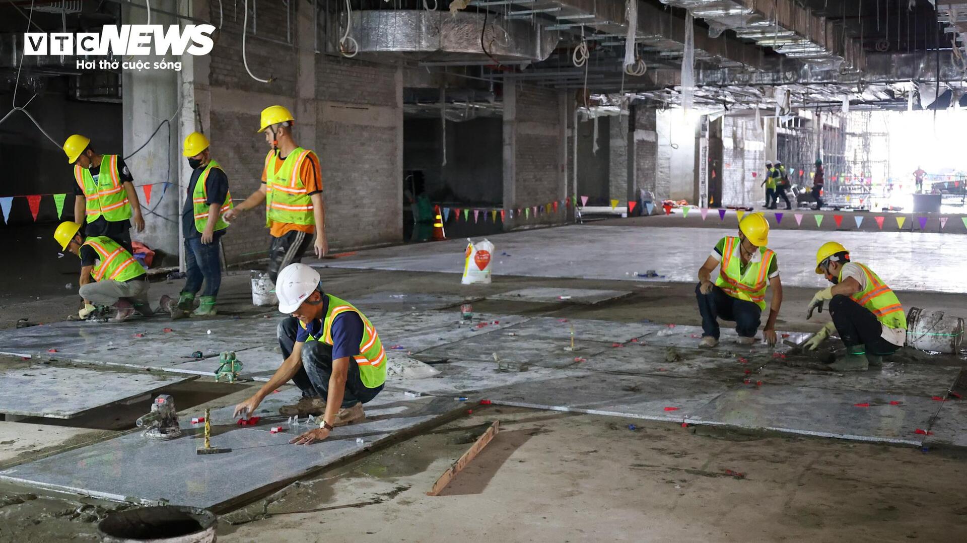 Công nhân thi công ngày đêm, nhiều hạng mục sân bay Long Thành vượt tiến độ- Ảnh 9.