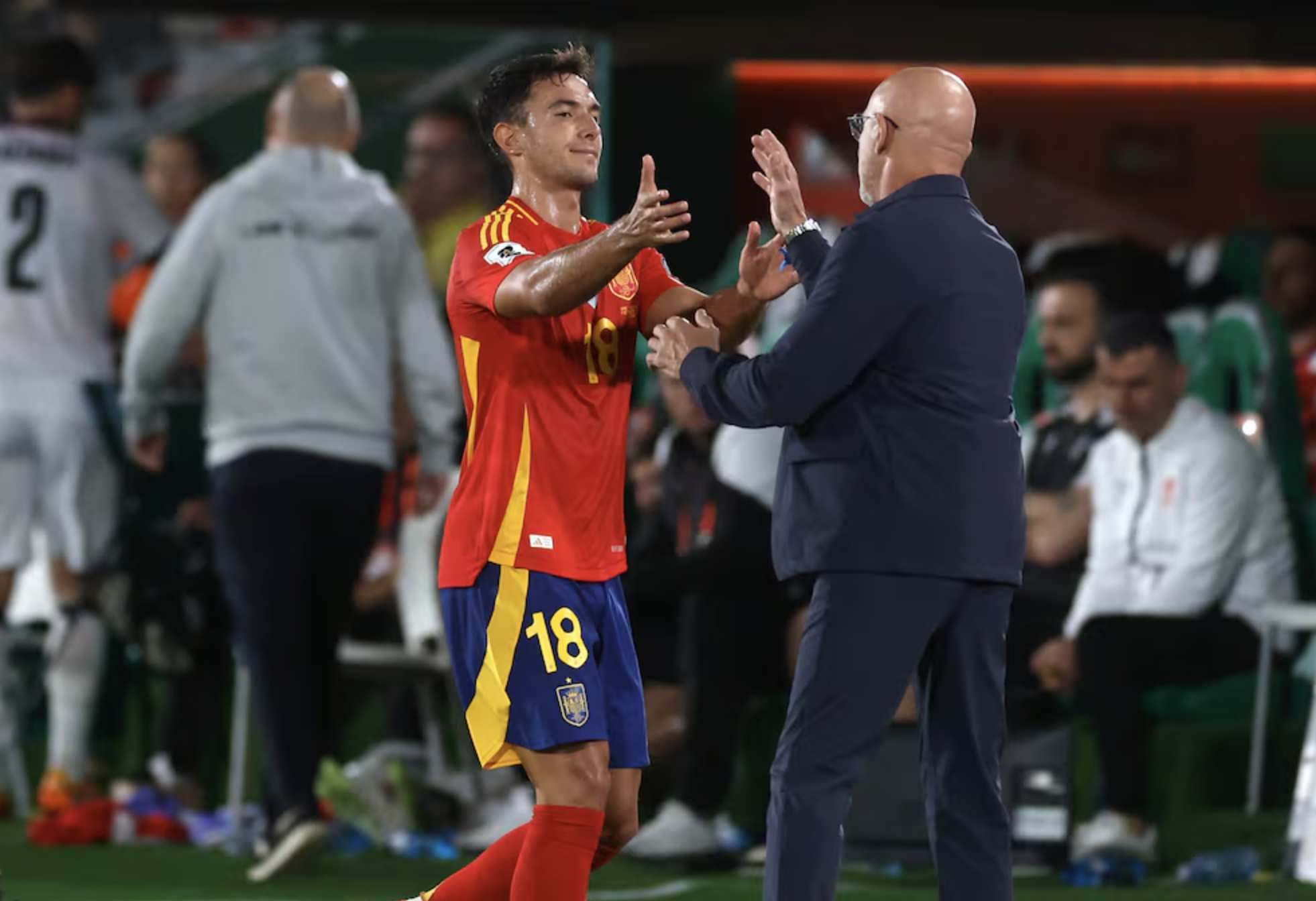 Thắng nhàn nhã Georgia, Tây Ban Nha tăng tốc giành vé World Cup- Ảnh 5. Thắng nhàn nhã Georgia, Tây Ban Nha tăng tốc giành vé World Cup- Ảnh 5.