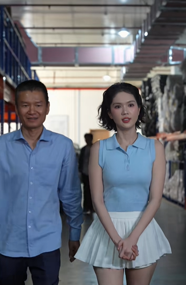 Chủ tịch dép Nesty và Ngọc Trinh- Ảnh 1.