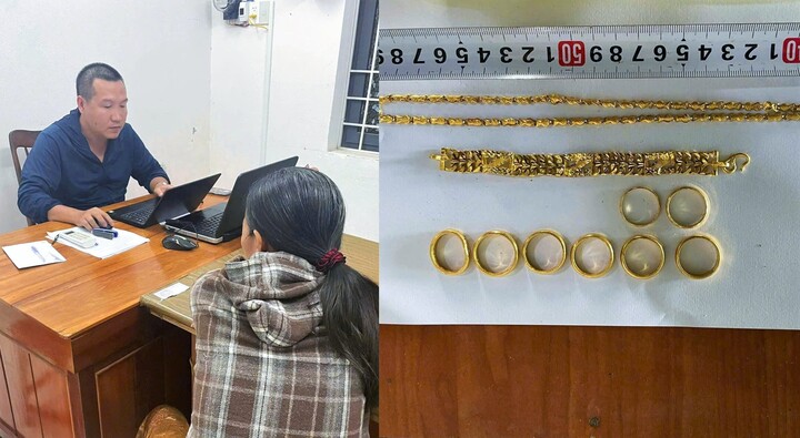 Võ Thị Toàn ra đầu thú, nộp lại vàng- Ảnh 1. Võ Thị Toàn ra đầu thú, nộp lại vàng- Ảnh 1.