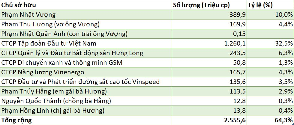 Gần 600 triệu cổ phiếu VIC đã rời tài khoản cá nhân của tỷ phú Phạm Nhật Vượng đổ vào giấc mơ điện sạch, taxi xanh và đường sắt cao tốc- Ảnh 5.