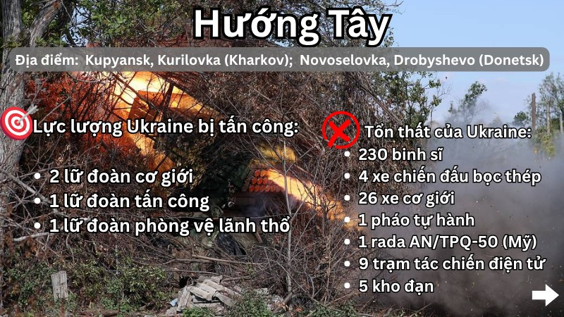 Đ&ograve;n ph&aacute; hủy rada AN/TPQ-50, kho t&ecirc;n lửa ph&aacute;o binh, hạ 195 UAV- Ảnh 5.