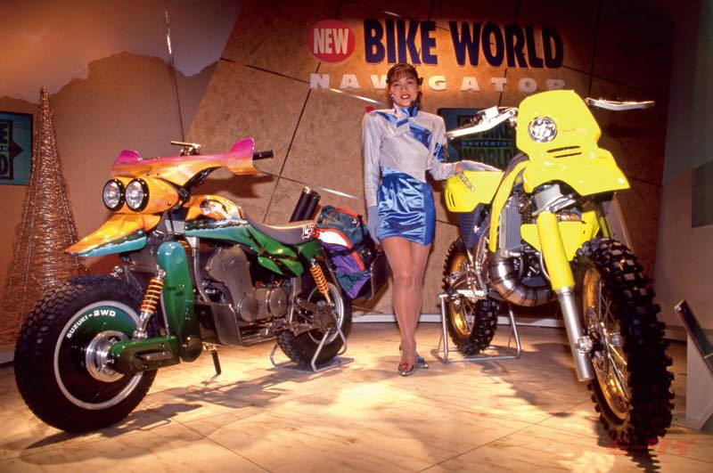 Hơn 30 năm trước Suzuki đã từng làm ra những chiếc xe máy 'siêu nhân' dẫn động hai cầu như ô tô- Ảnh 13.