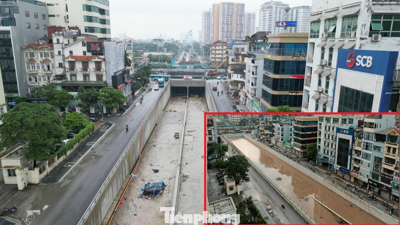 Cận cảnh hiện trạng hầm chui gần 800 tỷ đồng sau khi bị ngập như bể bơi- Ảnh 1. Cận cảnh hiện trạng hầm chui gần 800 tỷ đồng sau khi bị ngập như bể bơi- Ảnh 1.