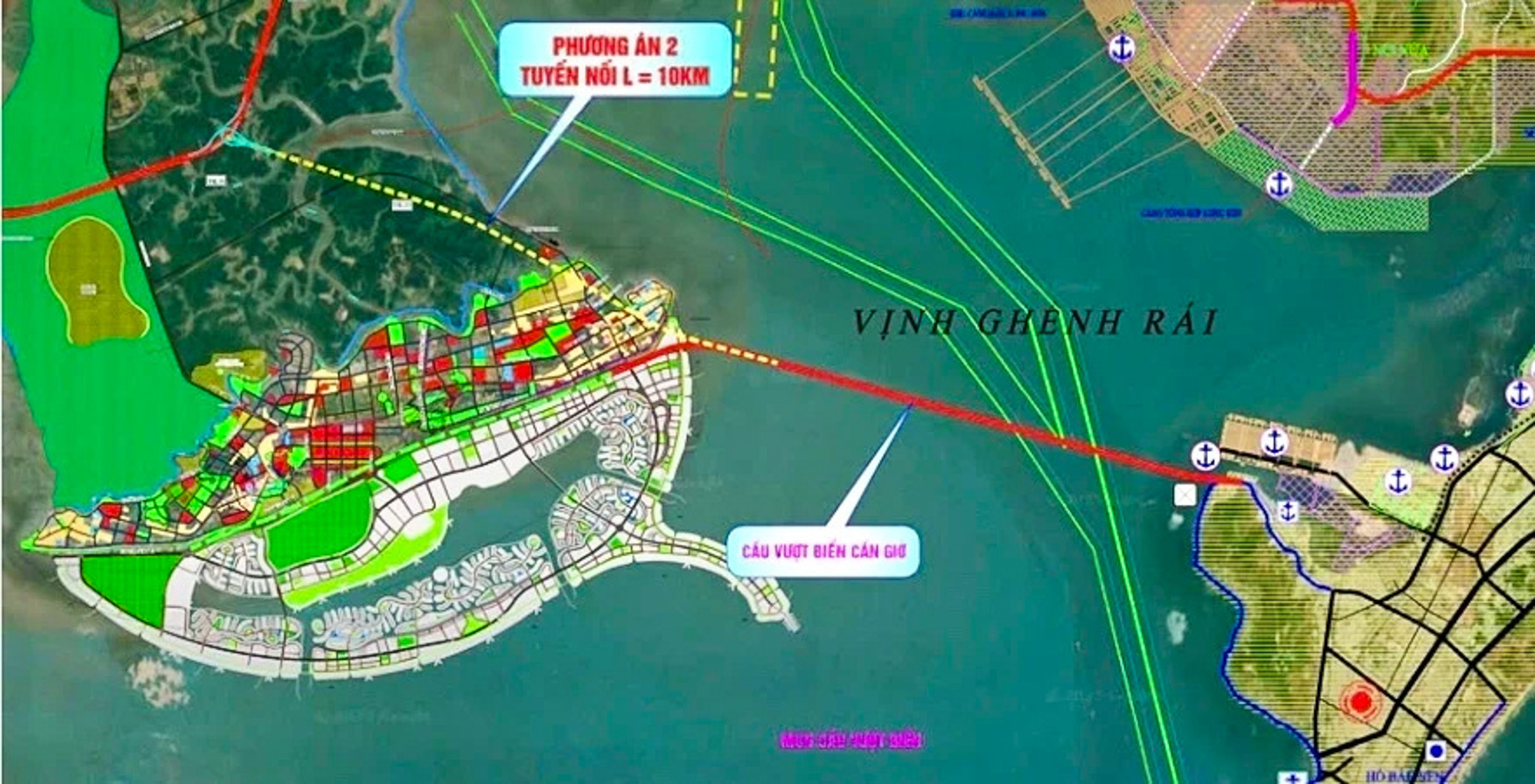 Toàn cảnh khu vực được đề xuất xây cầu nối Cần Giờ với Vũng Tàu, nằm trong dự án lấn biển 9 tỷ USD của Vinhomes- Ảnh 3.