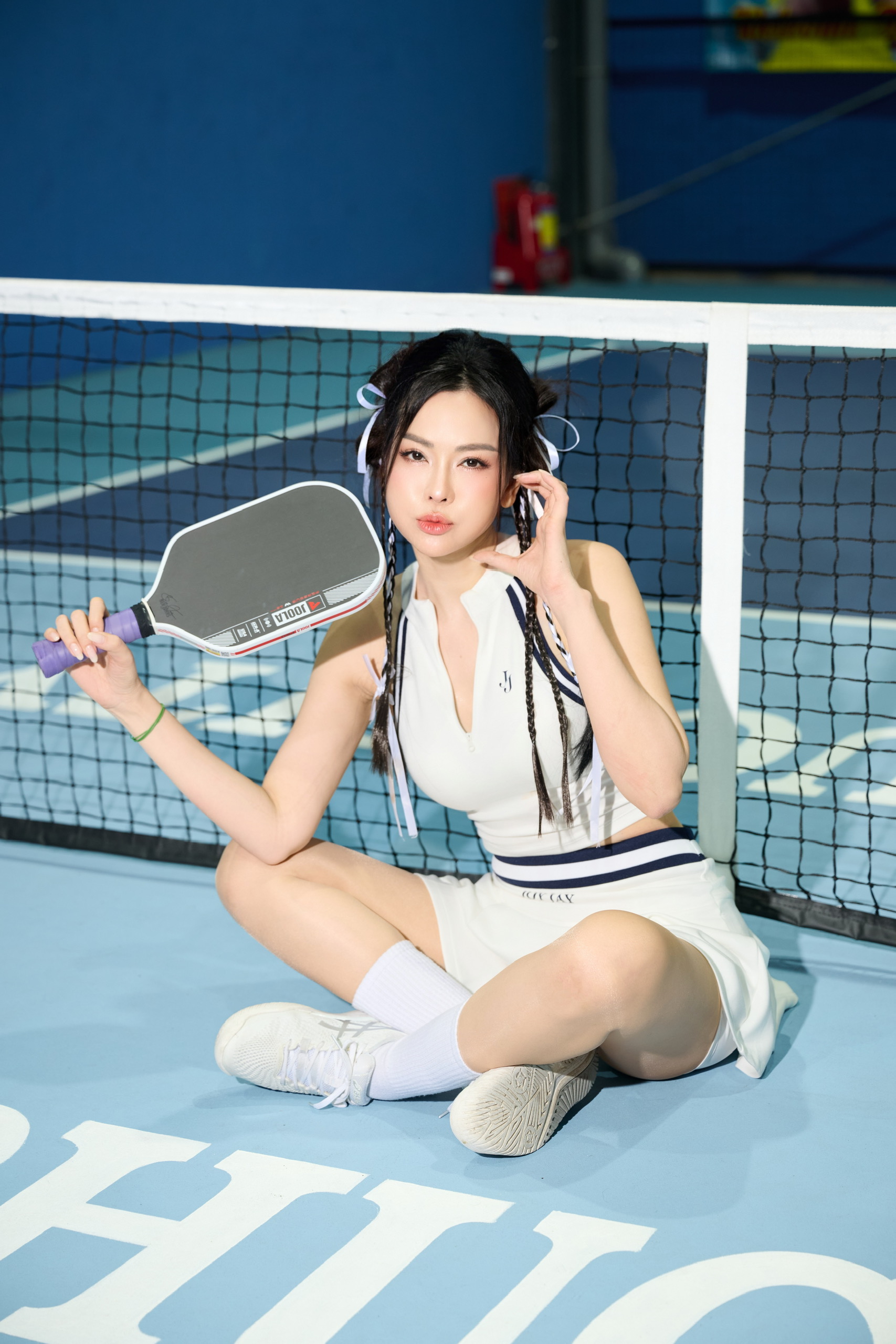 Chiếm spotlight với outfit 'không giống ai' trên sân pickleball, Đào Lan Phương bất ngờ giật giải