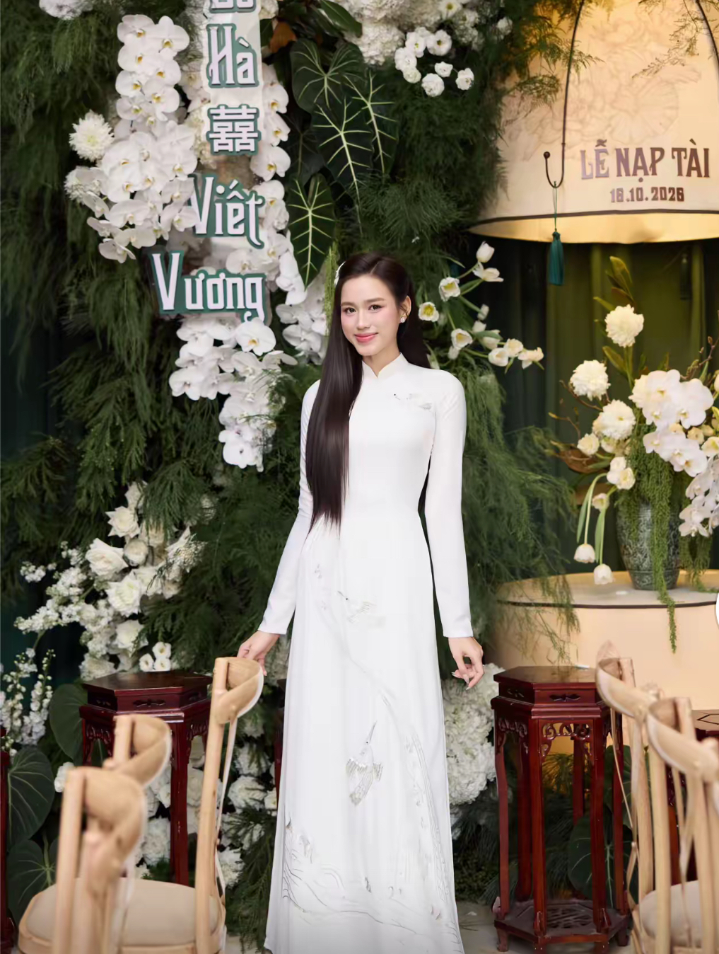 Đám cưới Hoa hậu Đỗ Hà và thiếu gia vào sáng nay: Chú rể chính thức lộ diện, cô dâu khóc nức nở!- Ảnh 4. Đám cưới Hoa hậu Đỗ Hà và thiếu gia vào sáng nay: Chú rể chính thức lộ diện, cô dâu khóc nức nở!- Ảnh 4.