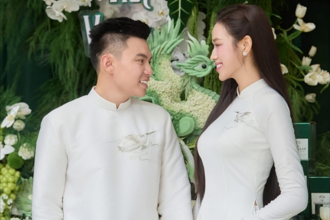 Ngày hạnh phúc trong cuộc đời Hoa hậu Đỗ Thị Hà- Ảnh 4. Ngày hạnh phúc trong cuộc đời Hoa hậu Đỗ Thị Hà- Ảnh 4.