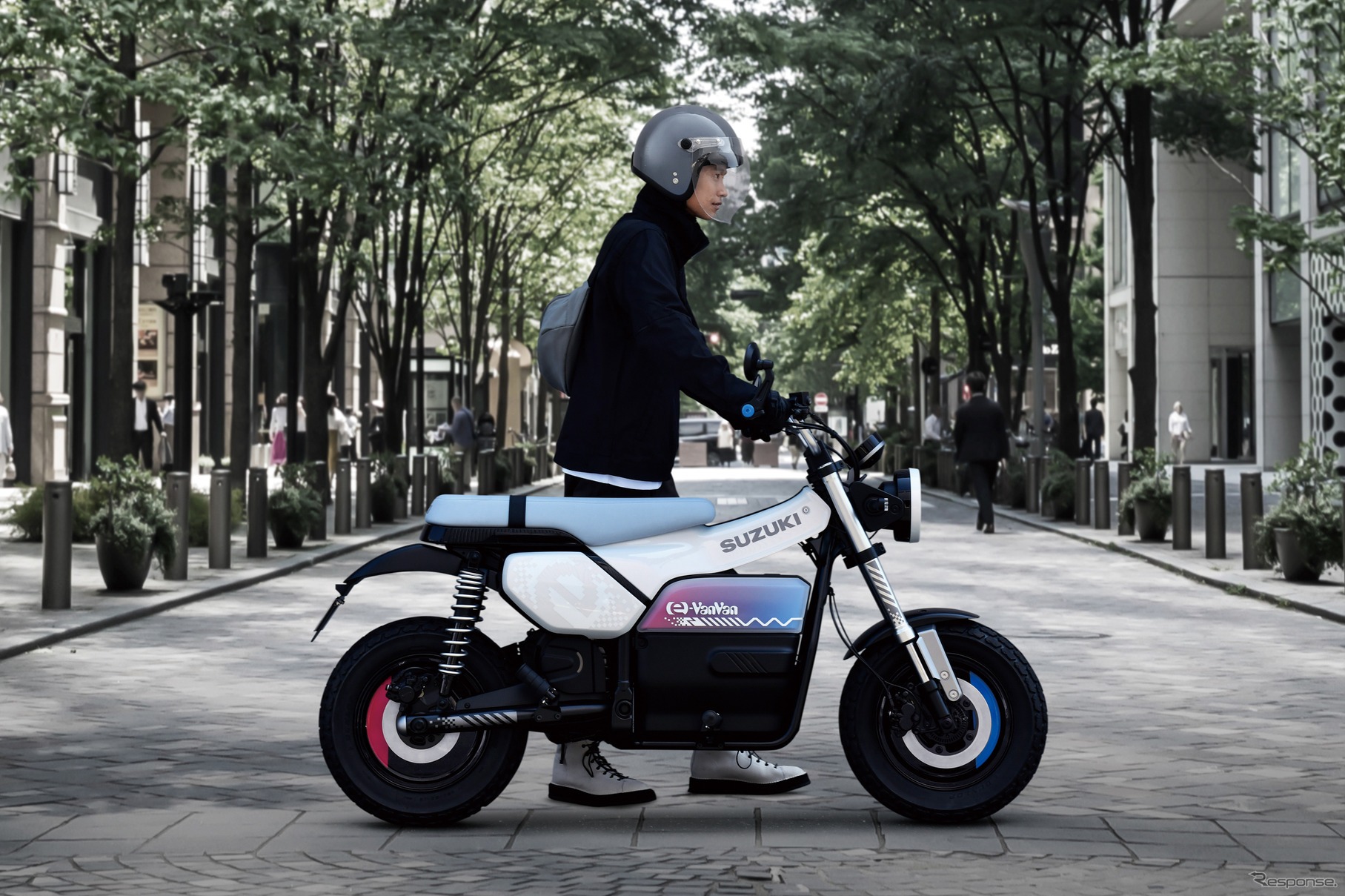 Suzuki chính thức ra mắt mẫu xe máy điện hoàn toàn mới, mang phong cách giống hệt 'Charly cúc cu'- Ảnh 4.