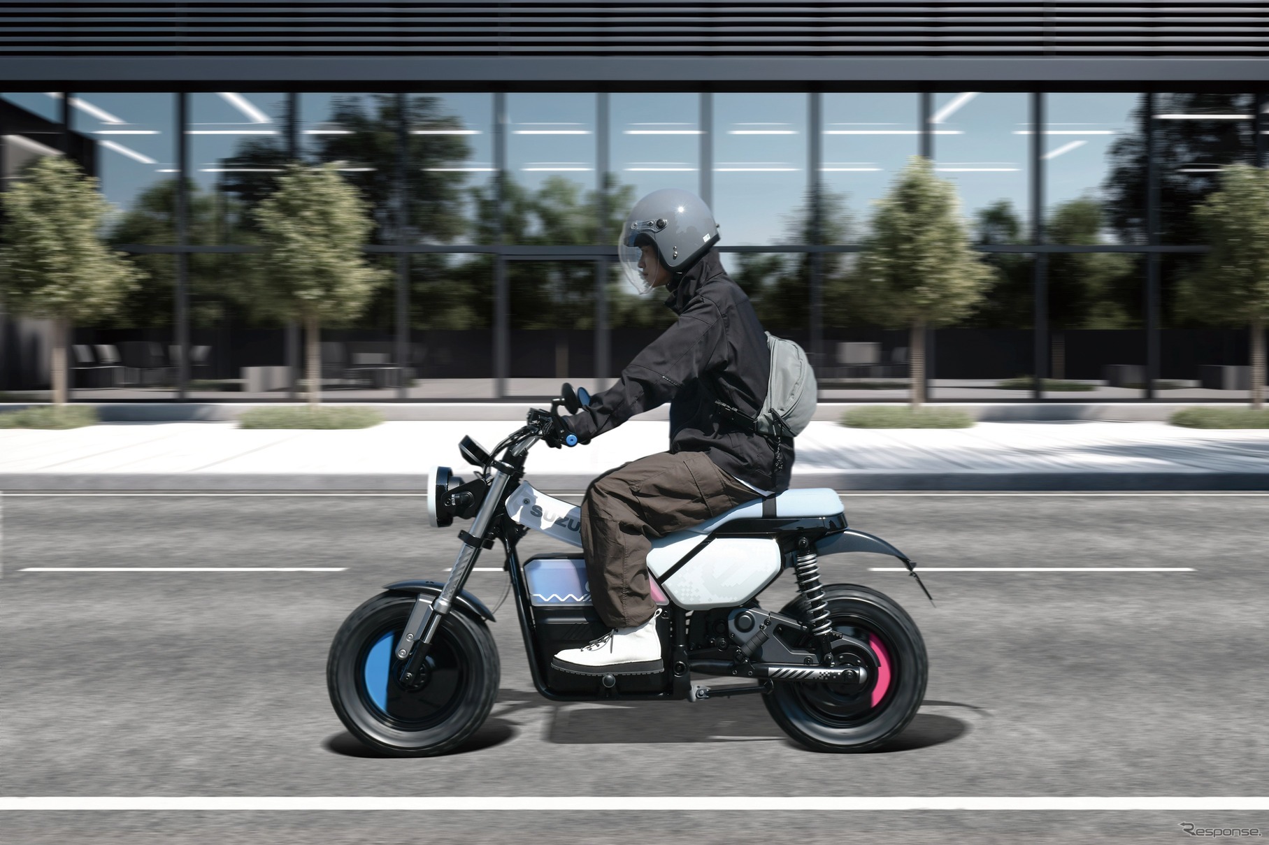 Suzuki chính thức ra mắt mẫu xe máy điện hoàn toàn mới, mang phong cách giống hệt 'Charly cúc cu'- Ảnh 3.