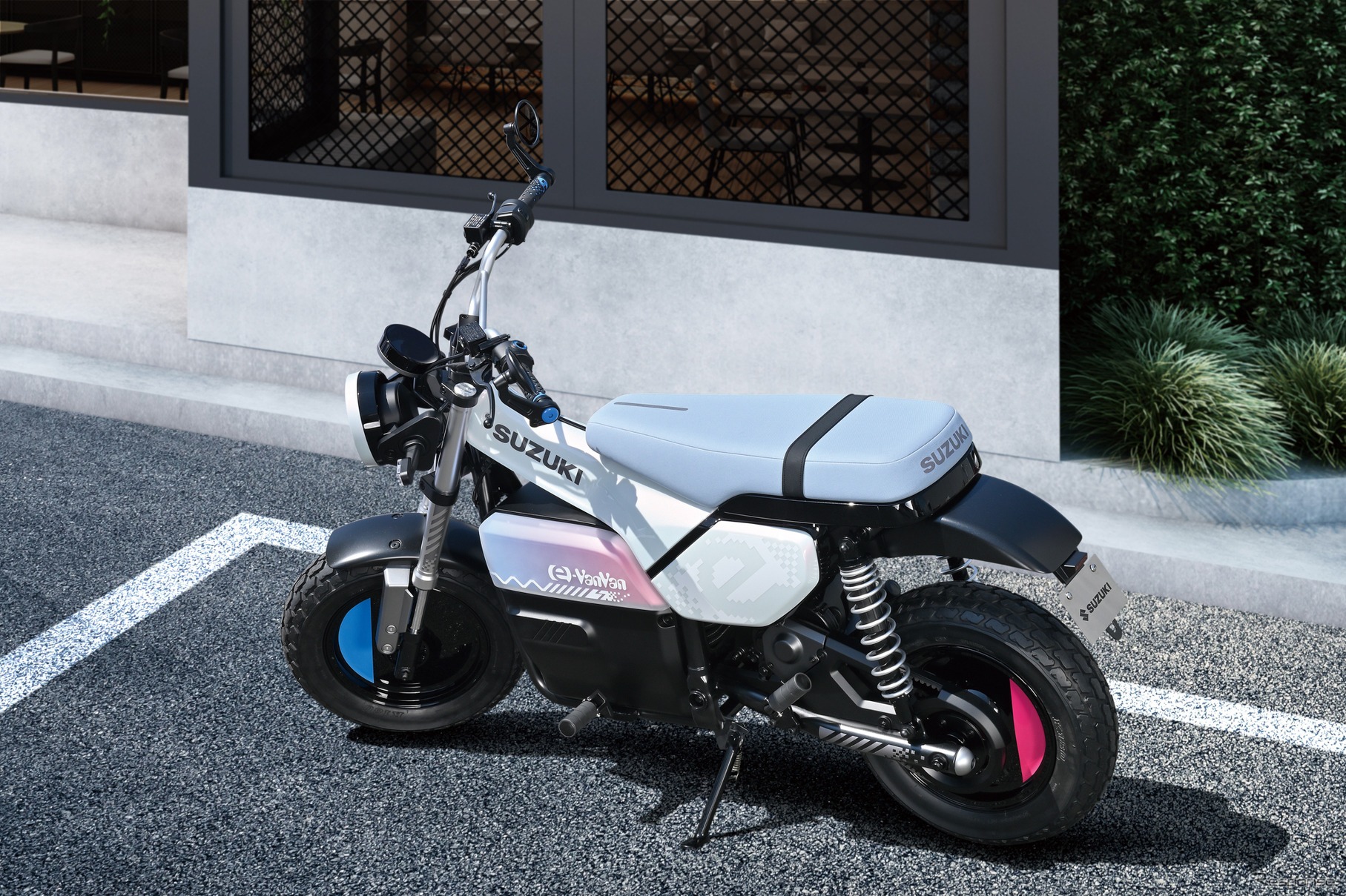 Suzuki chính thức ra mắt mẫu xe máy điện hoàn toàn mới, mang phong cách giống hệt 'Charly cúc cu'- Ảnh 5.