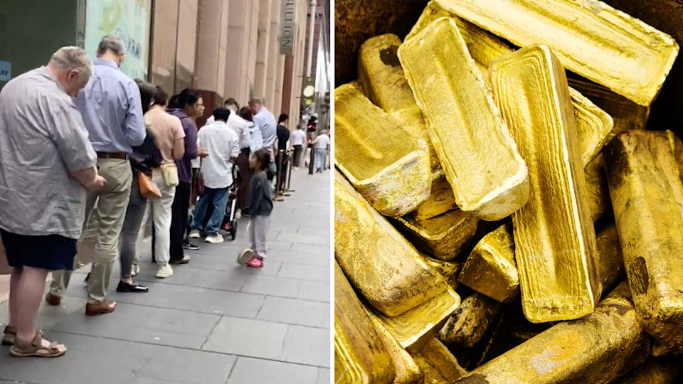 Không chỉ người Việt Nam, người dân của quốc gia này cũng đang xếp hàng dài chờ mua vàng - Ảnh 1. Không chỉ người Việt Nam, người dân của quốc gia này cũng đang xếp hàng dài chờ mua vàng - Ảnh 1.
