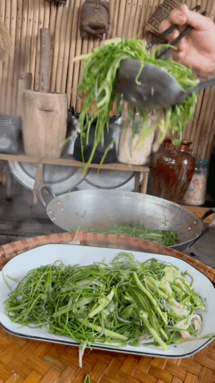 M&oacute;n rau T&acirc;y Bắc g&acirc;y sốt TikTok: Phắc c&uacute;t t&ograve; ng&ograve;ng l&agrave; g&igrave; m&agrave; ai xem cũng muốn ăn thử?- Ảnh 9.