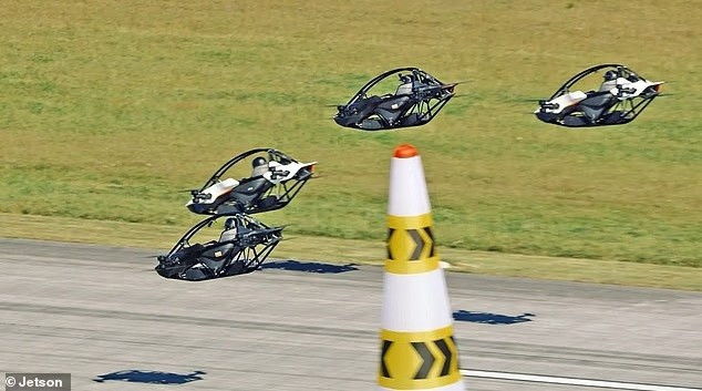 Cuộc đua 'Công thức 1’ trên không đầu tiên biến viễn tưởng thành hiện thực- Ảnh 2. Cuộc đua 'Công thức 1’ trên không đầu tiên biến viễn tưởng thành hiện thực- Ảnh 2.