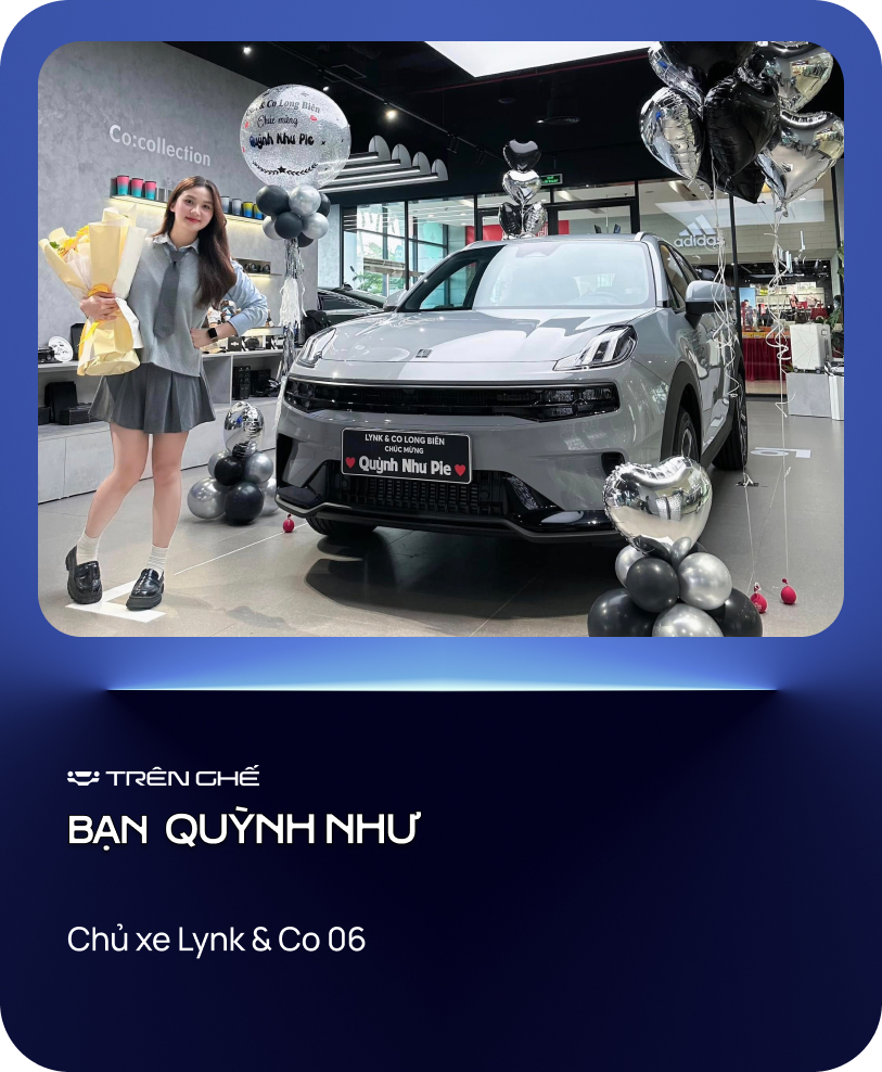 Quỳnh Như: &lsquo;Từ fan Toyota, antifan xe Trung Quốc, bố m&igrave;nh chấm 9 điểm cho Lynk & Co 06&rsquo;- Ảnh 1.