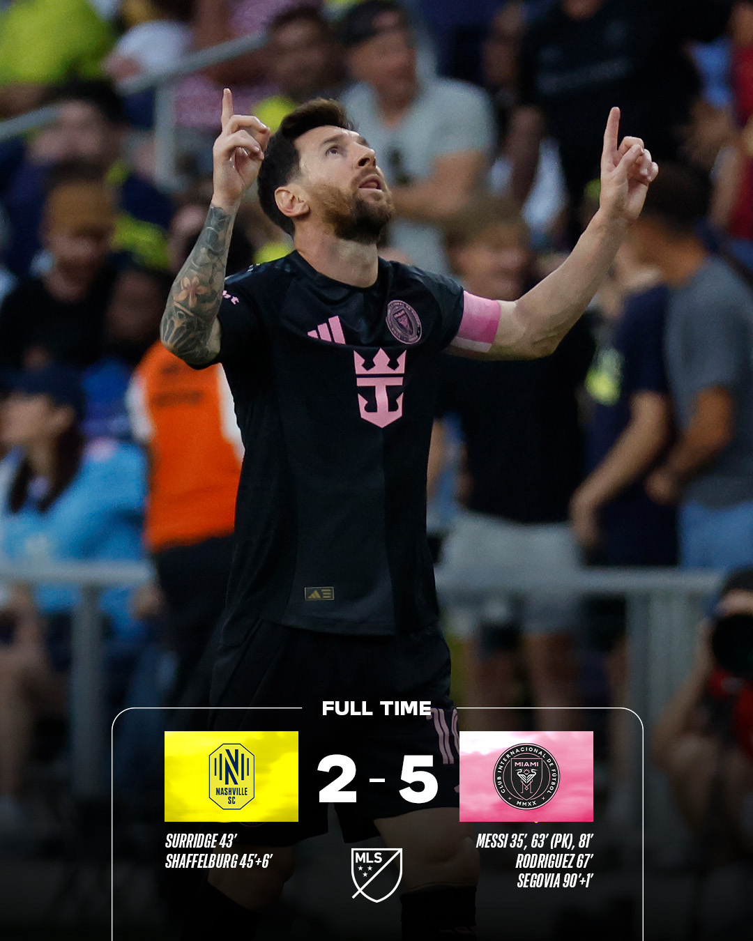 Messi lập hat-trick, tạo nhiều cột mốc để hạ màn MLS 2025 tưng bừng- Ảnh 1. Messi lập hat-trick, tạo nhiều cột mốc để hạ màn MLS 2025 tưng bừng- Ảnh 1.
