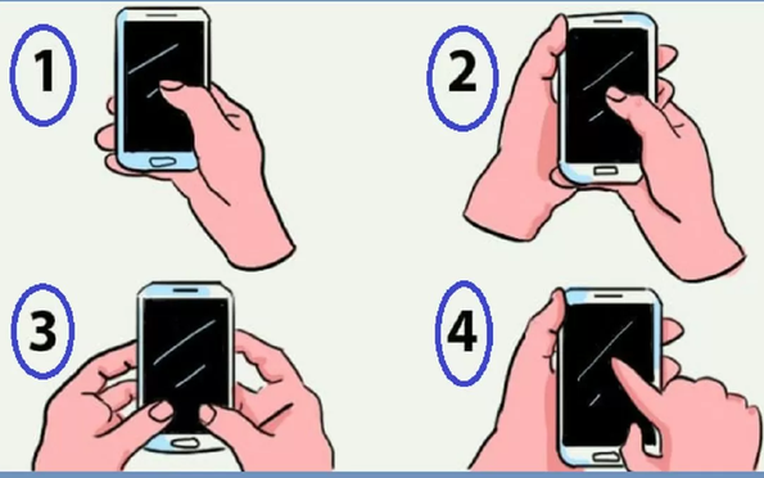 Cách cầm điện thoại nói lên tính cách khác biệt gì ở bạn?- Ảnh 1.
