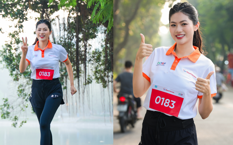 Hoa khôi Vũ Hương Giang sống kỷ luật, tích cực để làm gương cho con- Ảnh 1. Hoa khôi Vũ Hương Giang sống kỷ luật, tích cực để làm gương cho con- Ảnh 1.