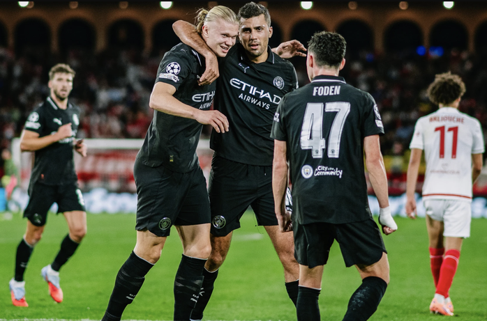 Haaland lập cú đúp, Man City đánh rơi chiến thắng khó tin trước Monaco- Ảnh 7. Haaland lập cú đúp, Man City đánh rơi chiến thắng khó tin trước Monaco- Ảnh 7.