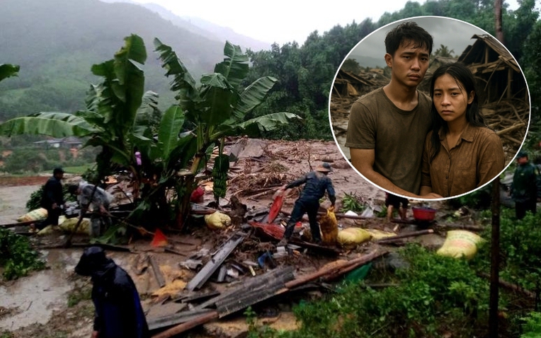 Trắng tay sau b&atilde;o lũ, bố chồng mắng xối xả rồi quăng cho chiếc t&uacute;i nylon cũ kỹ: Thứ b&ecirc;n trong khiến t&ocirc;i sụp xuống &ograve;a kh&oacute;c- Ảnh 1.