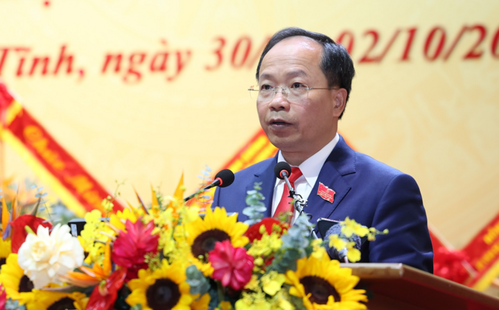 Ông Nguyễn Duy Lâm tái đắc cử Bí thư Tỉnh uỷ Hà Tĩnh- Ảnh 1.