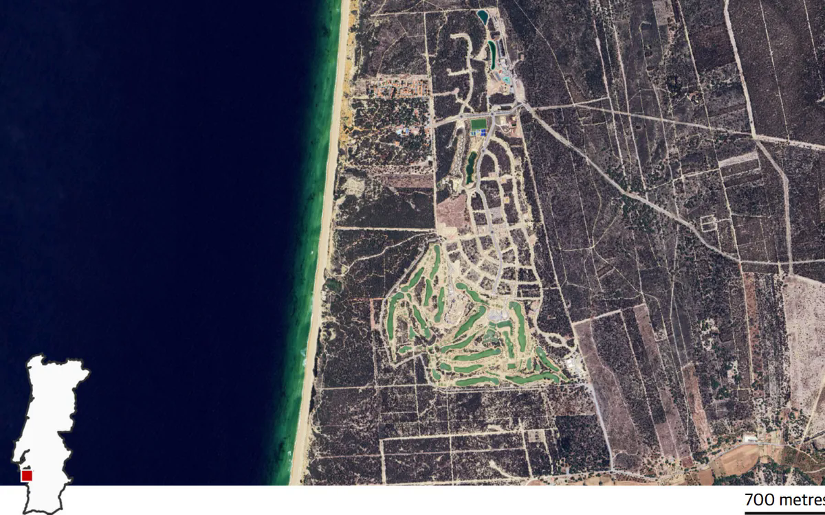 Bức ảnh vệ tinh cho thấy một khu vực đất xanh tại ch&acirc;u &Acirc;u đang nhường chỗ cho đất x&acirc;y dựng, th&aacute;ng 6/2024 (Ảnh: Google Earth)