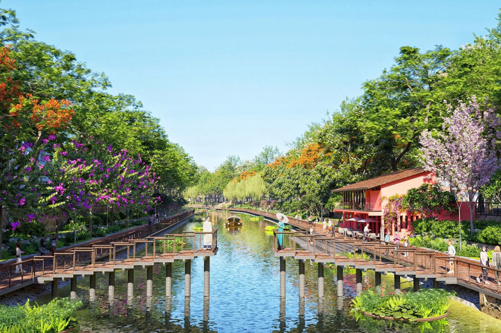Hé lộ hình ảnh quảng trường, công viên 2 bờ sông Tô Lịch trong tương lai- Ảnh 5. Hé lộ hình ảnh quảng trường, công viên 2 bờ sông Tô Lịch trong tương lai- Ảnh 5.