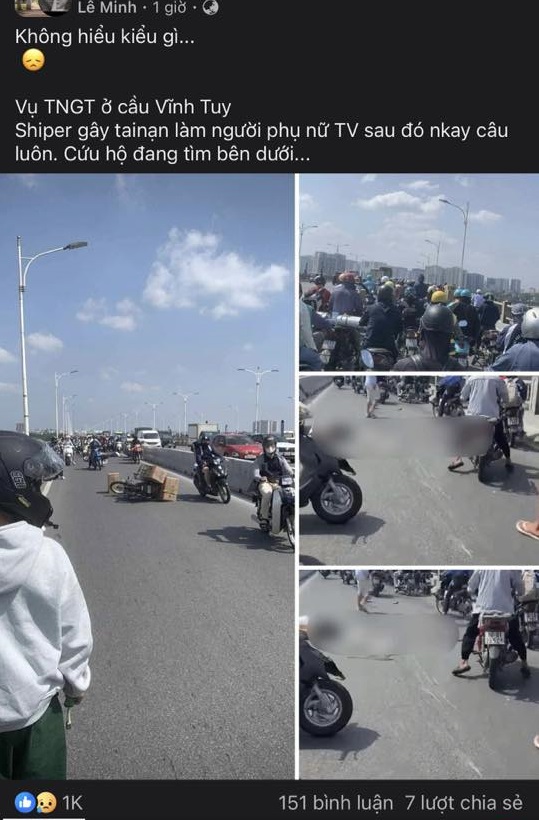 Tung tin "có người nhảy cầu tự tử sau tai nạn" khiến hàng chục cán bộ, chiến sĩ tìm kiếm suốt trưa- Ảnh 1.