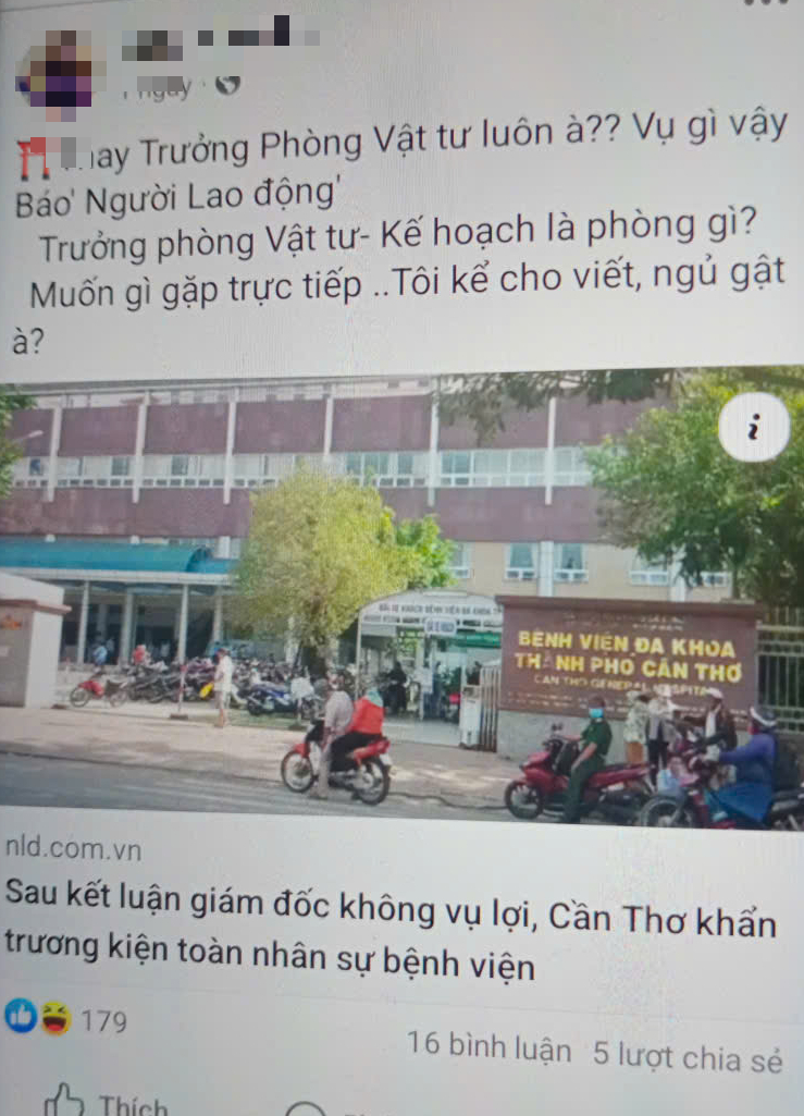Chủ tịch Cần Thơ chỉ đạo xử l&yacute; nghi&ecirc;m nữ c&aacute;n bộ l&ecirc;n mạng hỏi: &ldquo;Ai cung cấp th&ocirc;ng tin cho b&aacute;o viết"- Ảnh 2.