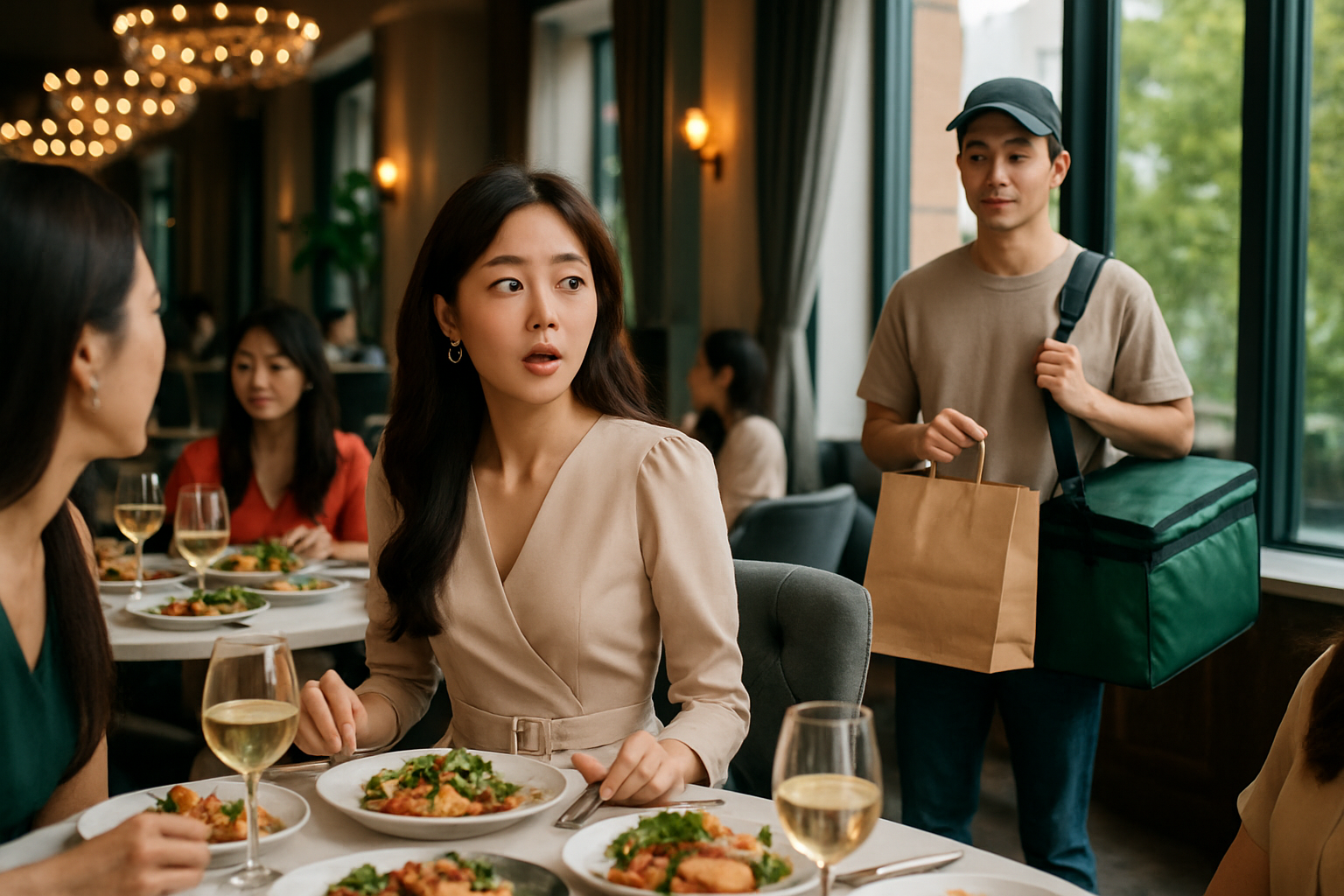 Đi ăn 20/10, tôi thấy chồng đang làm shipper ở nhà hàng, lý do mới nghẹn đắng làm sao- Ảnh 1. Đi ăn 20/10, tôi thấy chồng đang làm shipper ở nhà hàng, lý do mới nghẹn đắng làm sao- Ảnh 1.