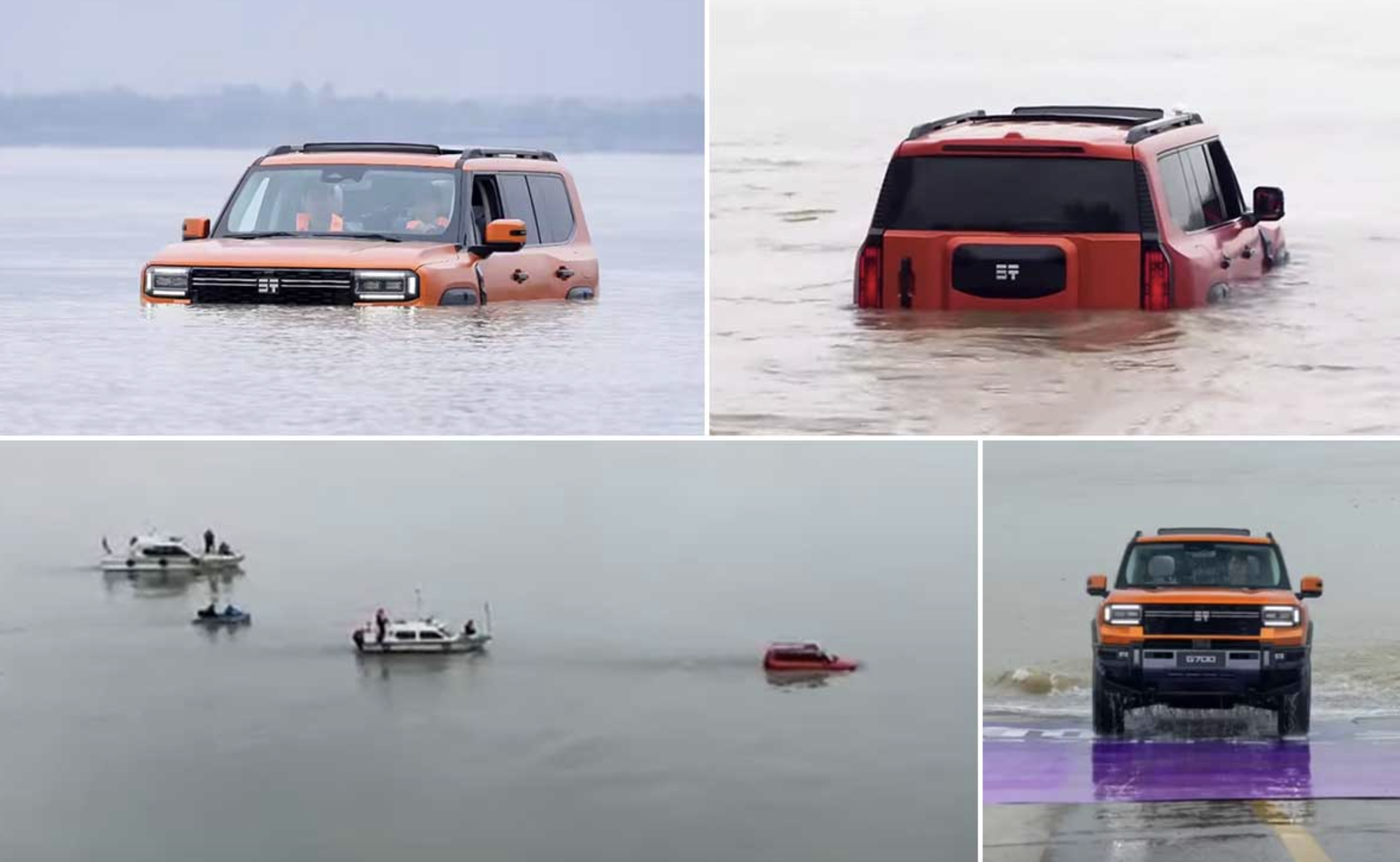 Chỉ c&oacute; thể l&agrave; Trung Quốc: Vừa ra mắt &ocirc; t&ocirc; c&oacute; khả năng lội nước chưa từng c&oacute;, băng qua s&ocirc;ng s&acirc;u với d&ograve;ng chảy 5-10km/h, nhận ngay 10.000 đơn đặt h&agrave;ng- Ảnh 2.