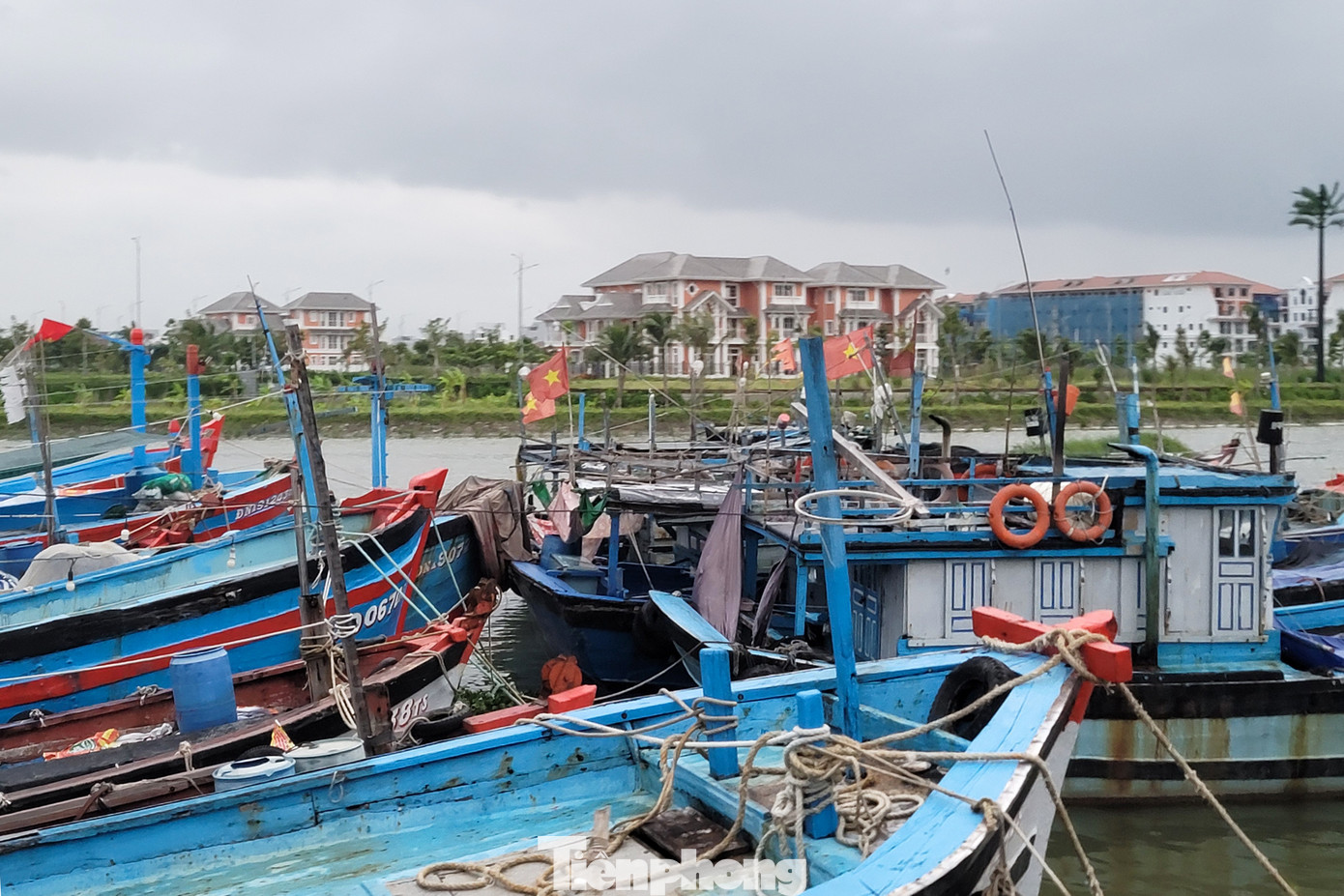 Nước sông Hàn dâng cao, du thuyền tiền tỷ kéo nhau đi 'núp' bão sớm- Ảnh 12. Nước sông Hàn dâng cao, du thuyền tiền tỷ kéo nhau đi 'núp' bão sớm- Ảnh 12.