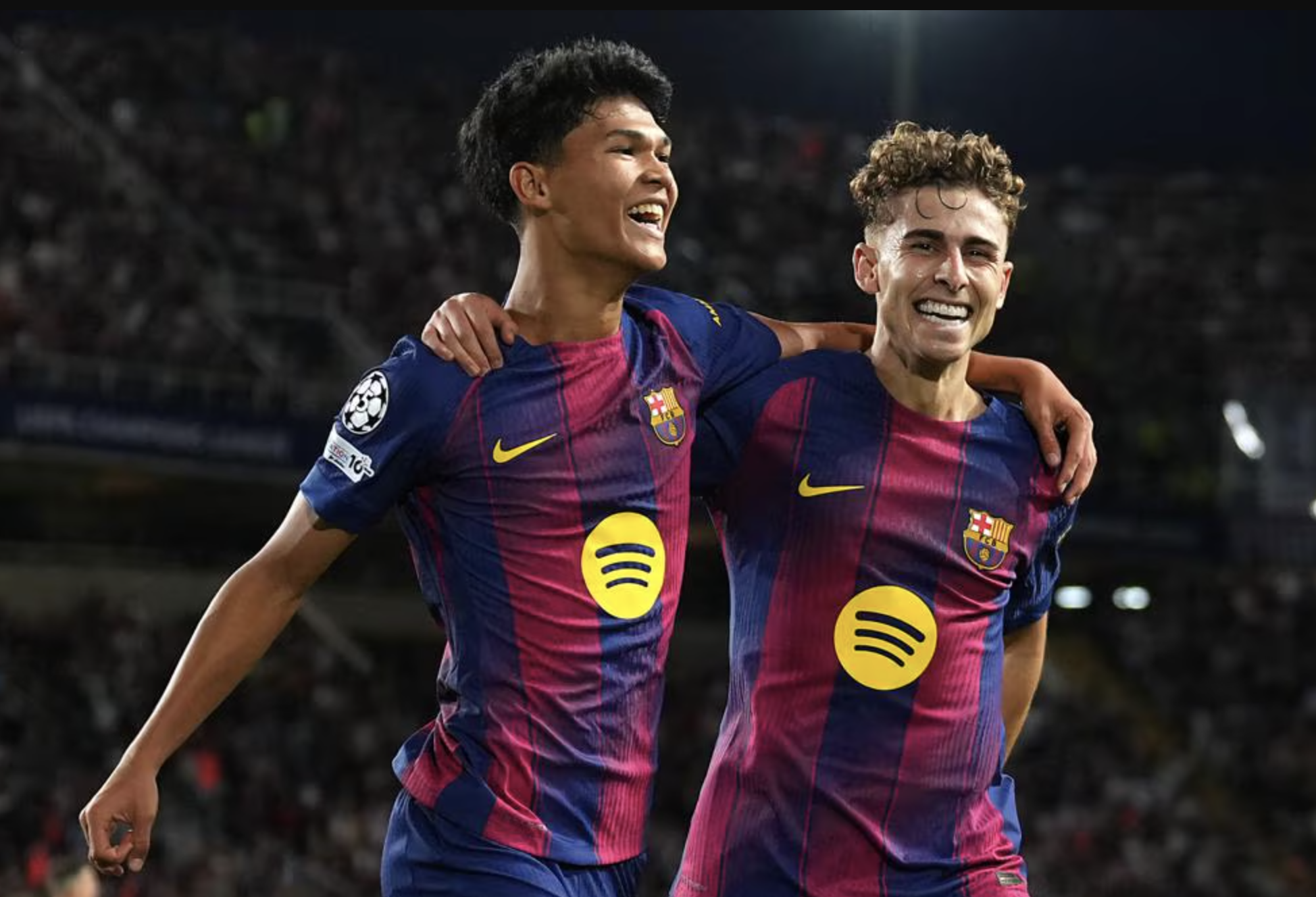 Fermin Lopez lập hat-trick, Barcelona chạy đà ấn tượng trước "El Clasico"- Ảnh 2. Fermin Lopez lập hat-trick, Barcelona chạy đà ấn tượng trước "El Clasico"- Ảnh 2.