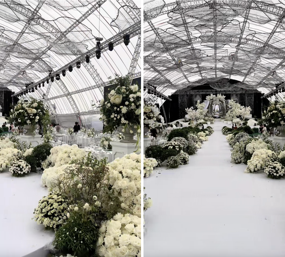 Lộ menu tiệc cưới Đỗ Hà và Tổng Giám đốc Tập đoàn Sơn Hải: 1000 khách hôm nay được đãi gì?- Ảnh 3. Lộ menu tiệc cưới Đỗ Hà và Tổng Giám đốc Tập đoàn Sơn Hải: 1000 khách hôm nay được đãi gì?- Ảnh 3.