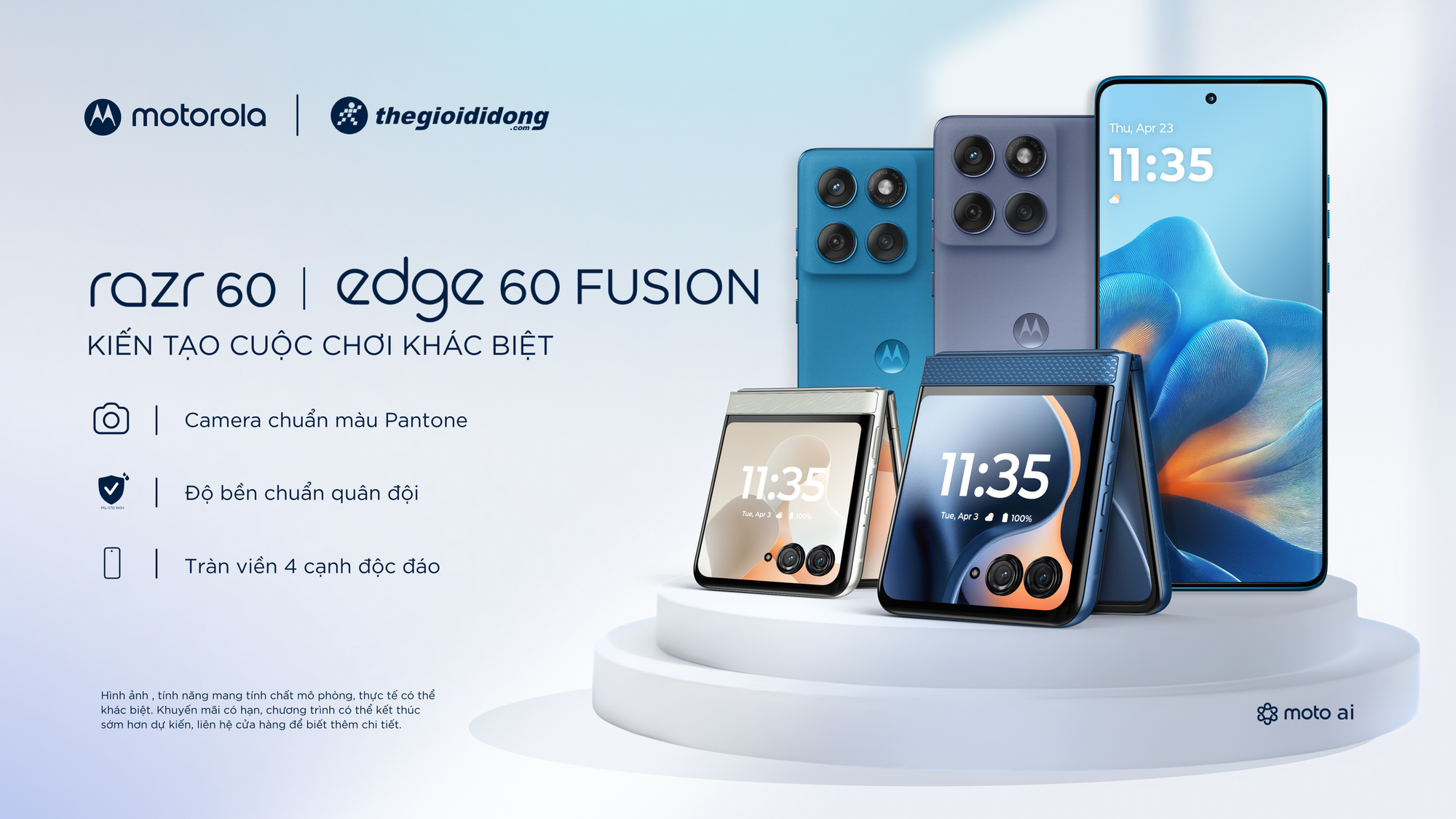 Trở lại Việt Nam sau nhiều năm, Motorola ra mắt loạt điện thoại mới: Độ bền chuẩn quân đội, pin 7.000 mAh- Ảnh 1. Trở lại Việt Nam sau nhiều năm, Motorola ra mắt loạt điện thoại mới: Độ bền chuẩn quân đội, pin 7.000 mAh- Ảnh 1.