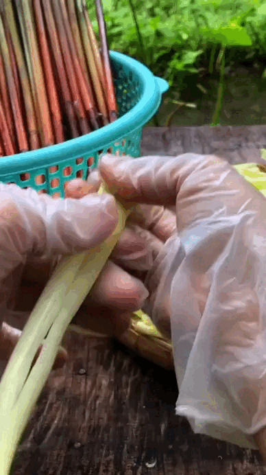 Rau mọc bờ bụi giờ th&agrave;nh đặc sản miền T&acirc;y: Gi&aacute; đắt hơn thịt, 120.000 đồng/kg vẫn nườm nượp người mua- Ảnh 2.