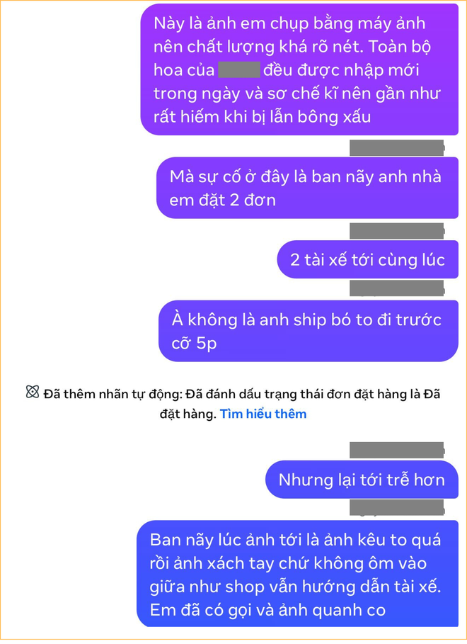Bó hoa 1,2 triệu khổ nhất lúc này: Bạn trai đặt, bạn gái đòi trả, chủ tiệm mất ngủ lên mạng xin ý kiến- Ảnh 9.
