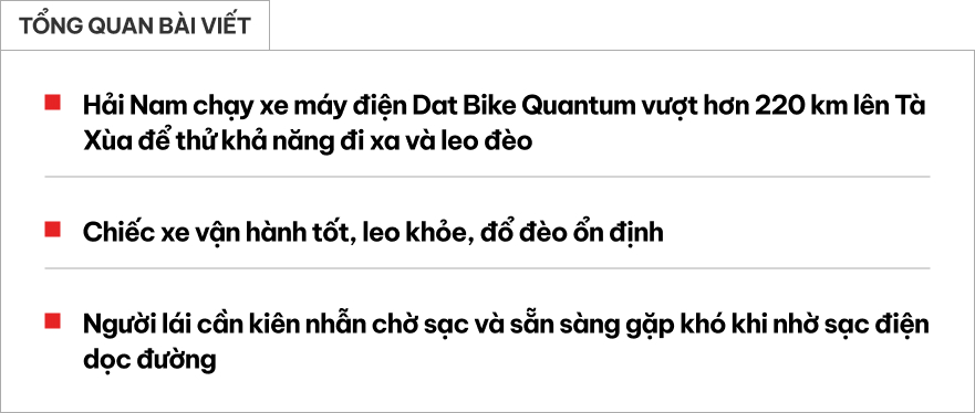 Chán phượt ô tô, 9X Hà Nội đem xe máy điện vượt hơn 220km lên Tà Xùa: 'Đi được nhưng không có lần 2, phải xác định trước vài điều'- Ảnh 1. Chán phượt ô tô, 9X Hà Nội đem xe máy điện vượt hơn 220km lên Tà Xùa: 'Đi được nhưng không có lần 2, phải xác định trước vài điều'- Ảnh 1.