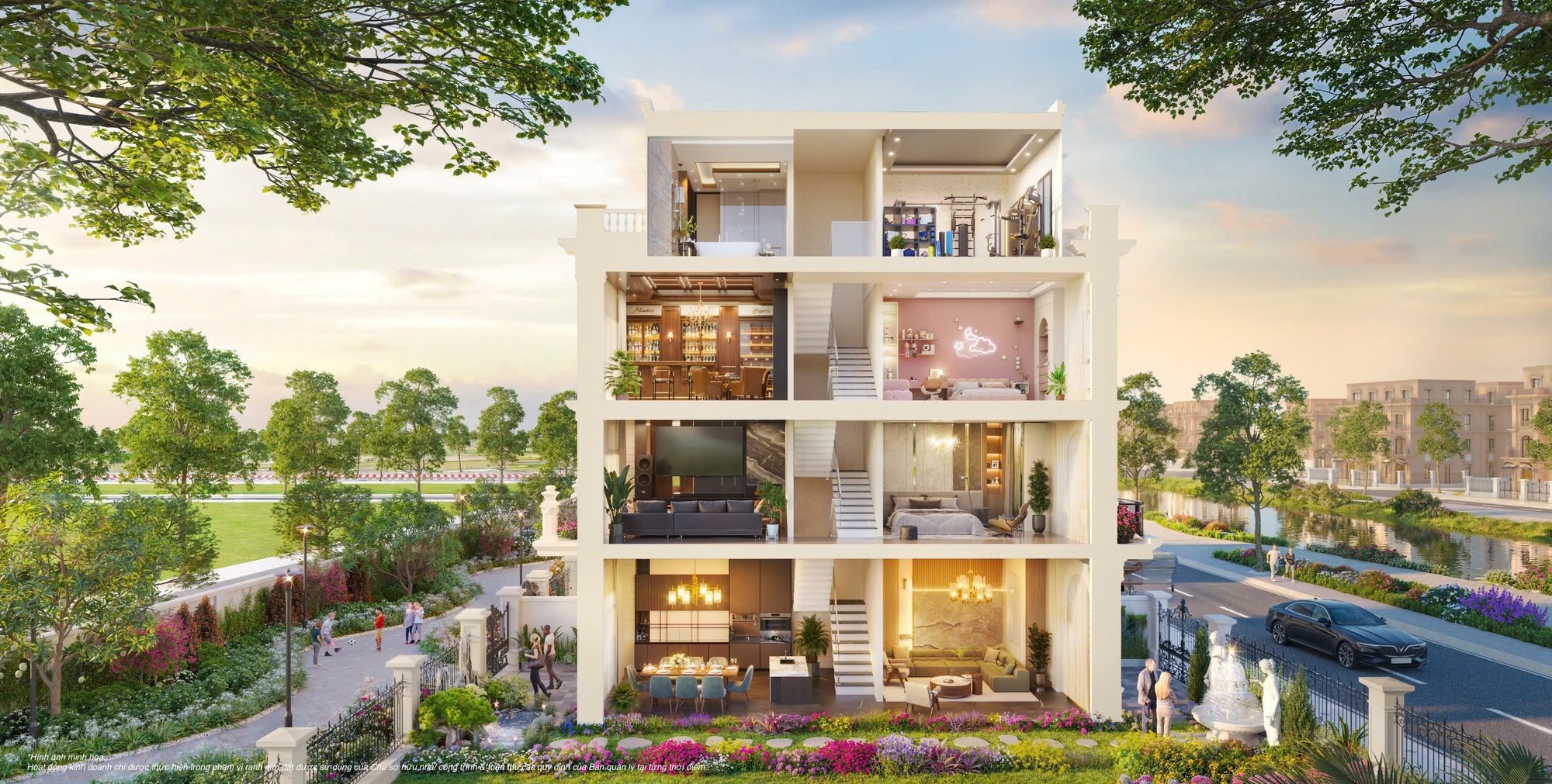 Thay bạn đi thăm dự án đáng chú ý nhất phía Tây Hà Nội của Vinhomes: Tiến độ ấn tượng, sắp khánh thành công viên, giá biệt thự đơn lập thấp nhất 70 tỷ - Ảnh 9.