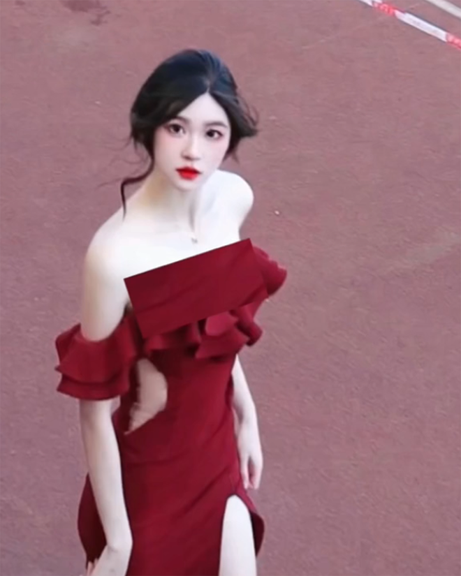 Vô tình bị quay lén, nữ sinh lên hẳn hot search vì nhan sắc sáng bừng cả lễ khai mạc hội thao của trường- Ảnh 4. Vô tình bị quay lén, nữ sinh lên hẳn hot search vì nhan sắc sáng bừng cả lễ khai mạc hội thao của trường- Ảnh 4.