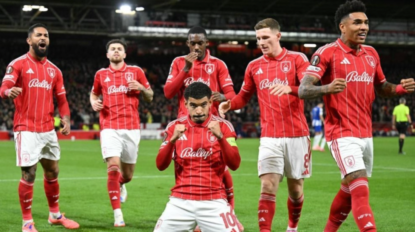 As Roma và Aston Villa thua sốc, Nottingham tạo lịch sử ở Europa League- Ảnh 1. As Roma và Aston Villa thua sốc, Nottingham tạo lịch sử ở Europa League- Ảnh 1.