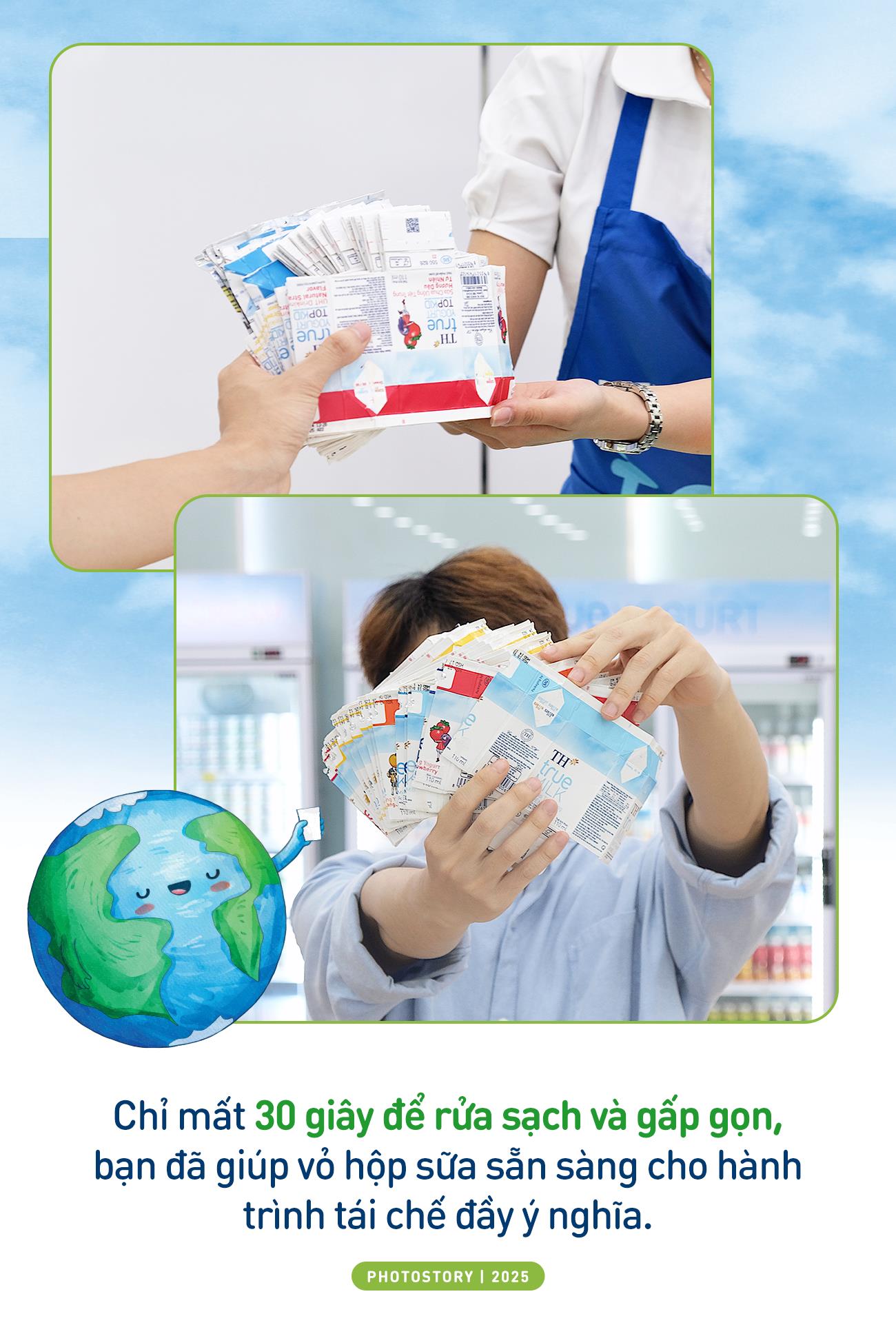 H&agrave;nh tr&igrave;nh &ldquo;h&ocirc; biến&rdquo; vỏ hộp sữa th&agrave;nh mắc &aacute;o, chậu c&acirc;y, tấm lợp t&aacute;i chế- Ảnh 1.